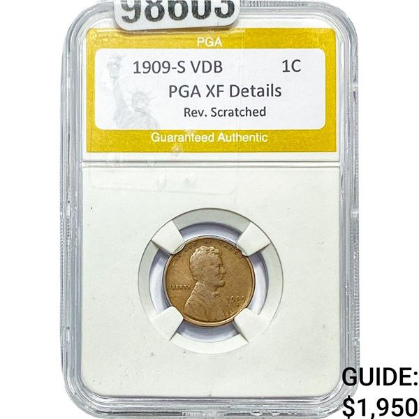 1909-S VDB Walking Liberty Cent PGA XFDETAILS
