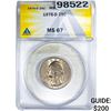 Image 1 : 1976-D Kennedy Quarter ANACS MS67