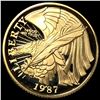 Image 1 : 1987-W .2419oz Gold $5 Constitution Commemorative GEM PROOF