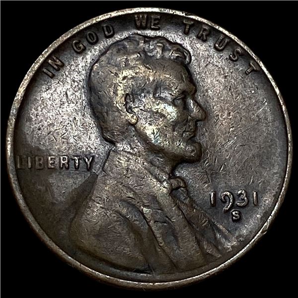 1931-S Lincoln Wheat Cent LIGHTLY CIRCULATED