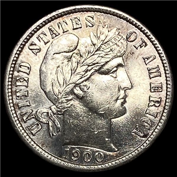 1900-S Silver Barber Dime UNCIRCULATED