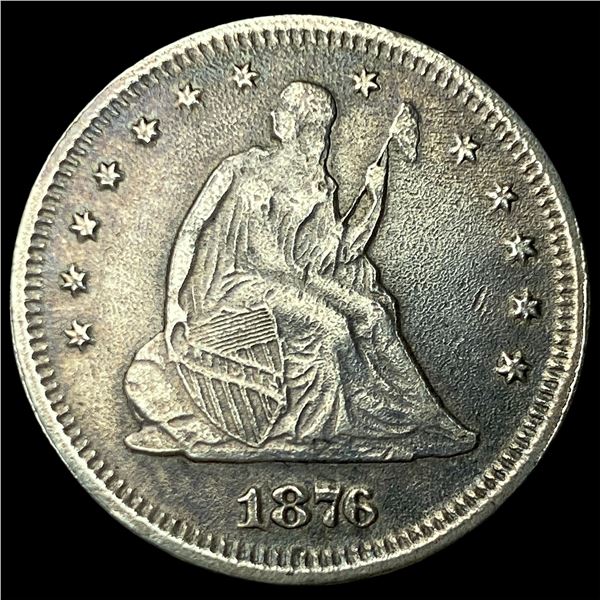 1876-S Silver Seated Liberty Quarter CLOSELY UNCIRCULATED