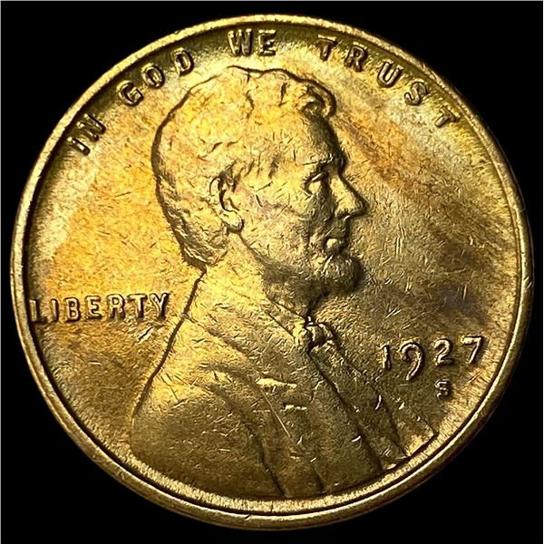 1927-S Lincoln Wheat Cent CHOICE BU