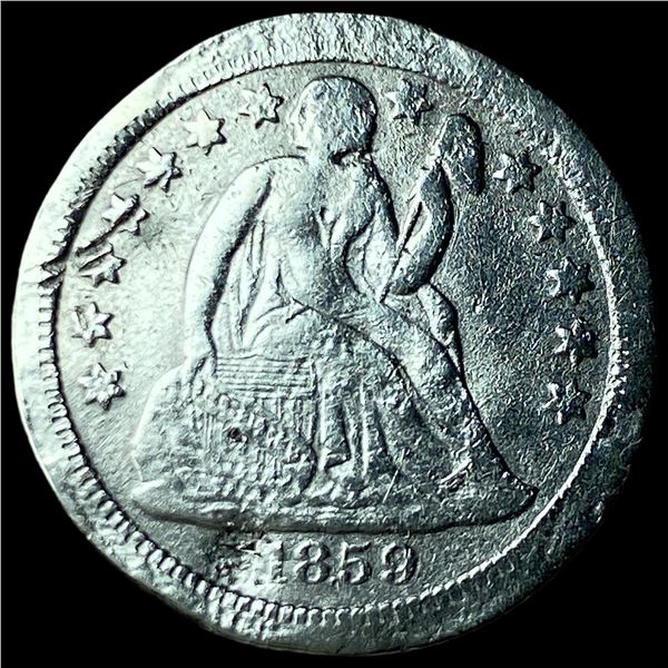 1859-S Silver Seated Liberty Dime HIGH GRADE