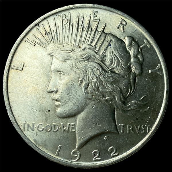 1922 Silver Peace Dollar GEM BU