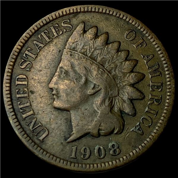 1908-S Indian Head Cent NEARLY UNCIRCULATED