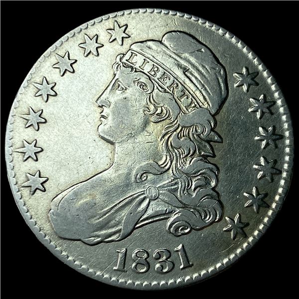 1831 Capped Bust Half Dollar NEARLY UNCIRCULATED