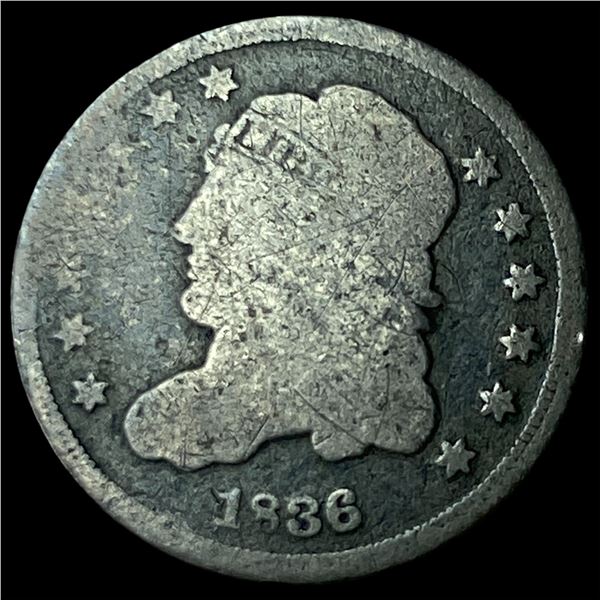 1836 Capped Bust Half Dime NICELY CIRCULATED
