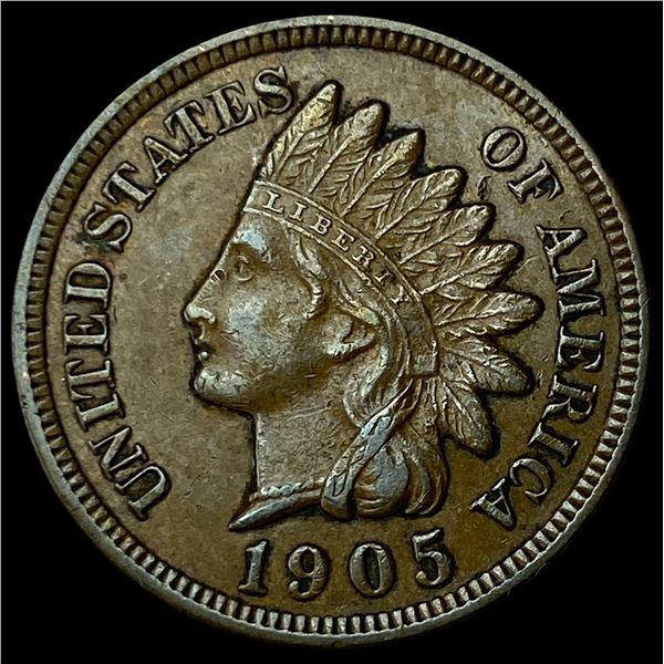 1905 Indian Head Cent CHOICE AU