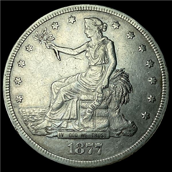 1877-S Silver Trade Dollar CLOSELY UNCIRCULATED