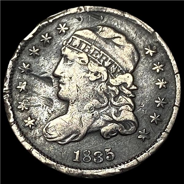 1835 Capped Bust Half Dime NEARLY UNCIRCULATED