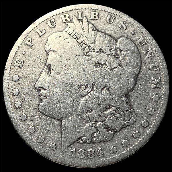 1884-S Morgan Silver Dollar LIGHTLY CIRCULATED