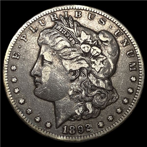 1892-CC Silver Morgan Dollar NEARLY UNCIRCULATED