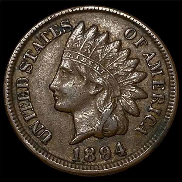 1894 RB Indian Head Cent CLOSELY UNCIRCULATED