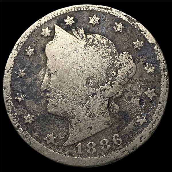 1886 Liberty Head Nickel NICELY CIRCULATED