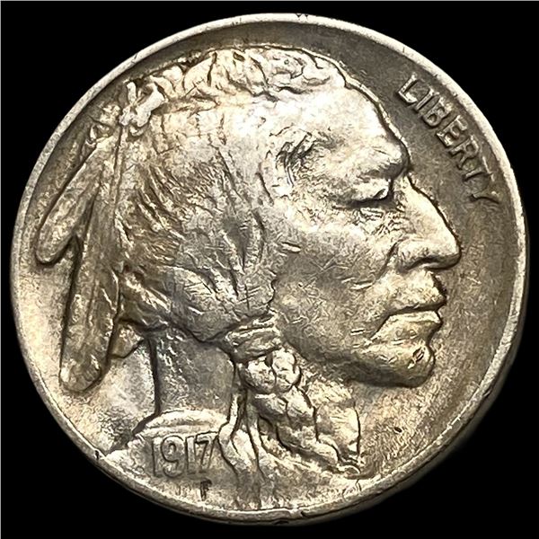1917-S Buffalo Nickel CHOICE AU