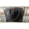 Image 2 : KATE SPADE NEW YORK BLACK LEATHER PURSE C/W SHOULDER STRAP. MODEL J183