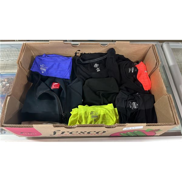 10 ASSORTED TOPS. ALL LADIES  S