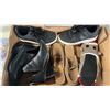Image 1 : NIKE AIR FORCE SIZE 9.5, BOOTS SIZE 9, RIOMAR SLIDES SIZE 9.5. NICK & NORA MONKEY SLIPPERS SIZE 8.