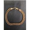 Image 1 : *NEW* 18K GOLD PLATED 8MM CUBAN LINK BRACELET: 7.75" LONG