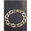 Image 1 : *NEW* 14K GOLD PLATED 11MM SIMULATED DIAMOND (CZ) ICE OUT CUBAN LINK BRACELET - 7.75" LONG