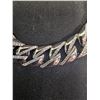 Image 2 : *NEW* PLATINUM PLATED 14MM SIMULATED DIAMOND (CZ) ICED OUT CUBAN LINK BRACELET: 8" LONG