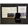 Image 1 : *NEW* PLATINUM PLATAED 2CT EACH MOISSANITE LAB DIAMOND STUD EARRINGS: D, VVS1 GRA REPORT