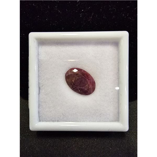 *NEW* 8CT OVAL CUT UNTREATED NATURAL RUBY: 9.7MM X 14.1MM