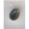 Image 2 : *NEW* 3CT OVAL CABOCHON UNTREATED NATURAL BLACK OPAL: 8.5MM X 11.3MM
