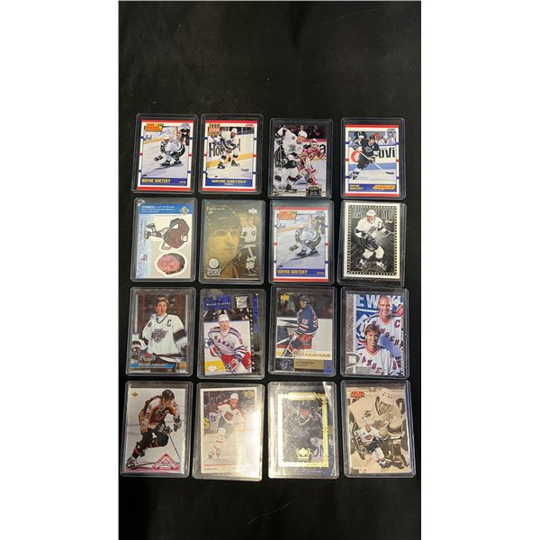COLLECTION OF 16 ASSORTED HOCKEY TRADING CARDS