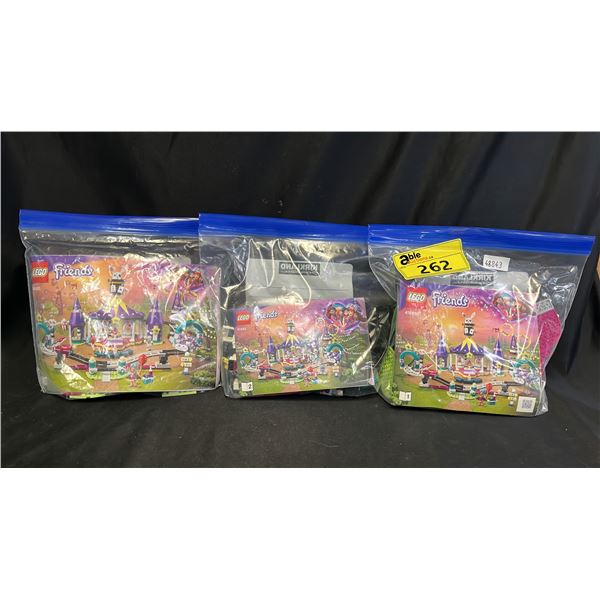 (3) ZIPLOC BAGS OF LEGO #41685 FRIENDS