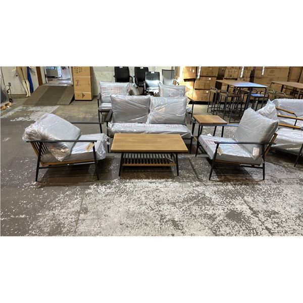 *NEW ASSEMBLED* 101 STORIES COLLECTION SERENNA 5-PC PATIO SET