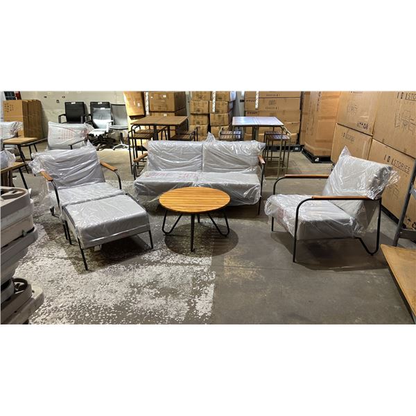 *NEW ASSEMBLED* 101 STORIES COLLECTION LYSARA 5-PC PATIO SET