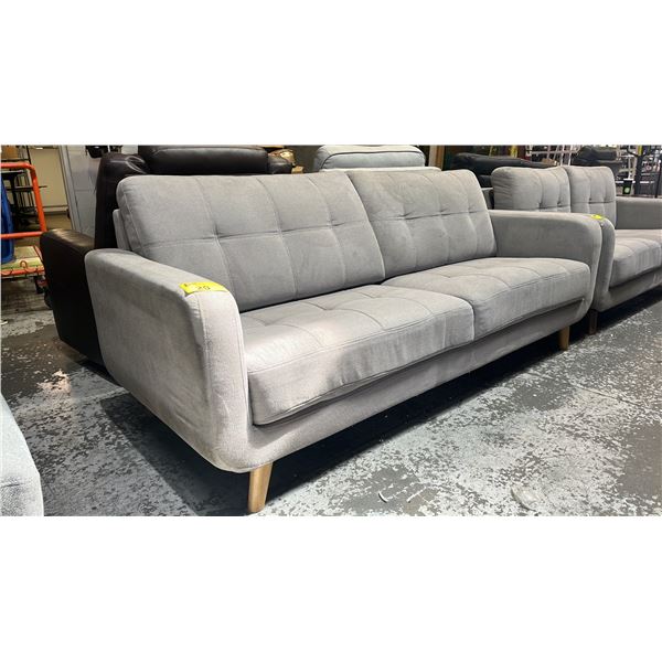 FABRIC SOFA (SOME CLEANING REQUIRED)