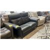 Image 1 : LEATHER SOFA (1 LEG BROKEN)