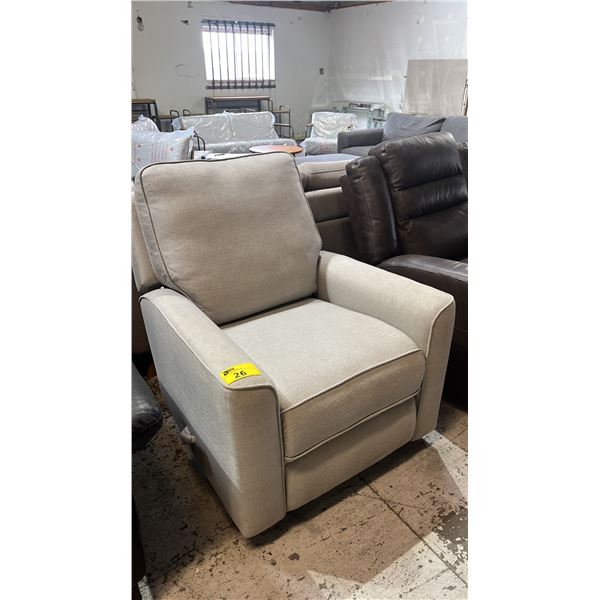FABRIC ROCKING SWIVEL RECLINER