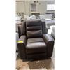 Image 2 : LEATHER ROCKING SWIVEL LOUNGE CHAIR