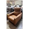 Image 3 : LEATHER ELECTRIC RECLINER (MISSING POWER CORD, UNKNOWN WORKING CONDITION)