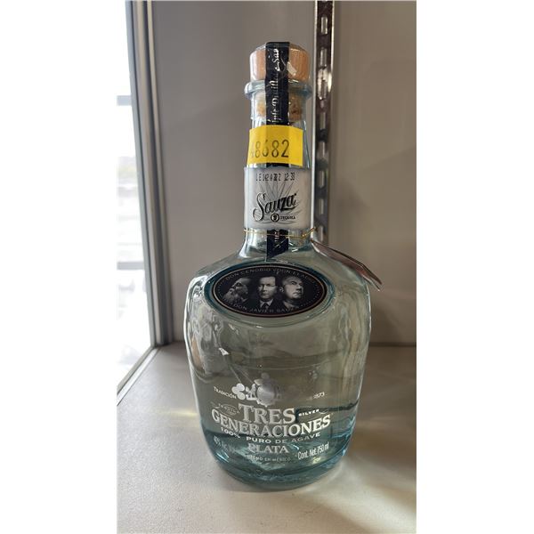 1990S SEALED 750ML BOTTLE OF TRES GENERACIONES PLATA TEQUILA
