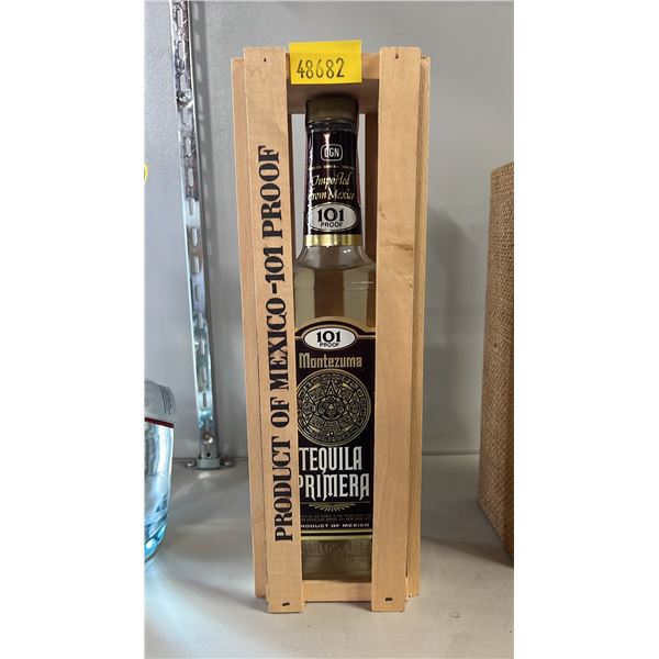 1970S SEALED BOTTLE OF MONTEZUMA PRIMERA TEQUILA