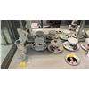 Image 2 : SHELF OF ASSORTED CHINA & GLASSWARE: ROYAL GRAFTON, COLCLOUGH & MORE