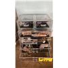 Image 3 : ACRYLIC JEWELRY BOX WITH ASSORTED FASHION HAIR ACCESSORIES & JEWELRY