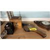 Image 2 : SHELF OF VTG. ITEMS: FODOR A-100 SLIDE PROJECTOR, BELLOWS, 8 & 16MM FILM SPLICER & MORE