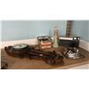 Image 3 : SHELF OF VTG. ITEMS: FODOR A-100 SLIDE PROJECTOR, BELLOWS, 8 & 16MM FILM SPLICER & MORE