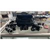 Image 1 : (3) VTG. MINOLTA FILM CAMERAS & ASSORTED LENSES, FILTERS & MORE IN A CAMERA BAG