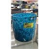 Image 1 : COLLECTION BY LONDON DRUGS LARGE MARBLE GLASS PLANTER: APPROX. 11"T X 12"DIA.