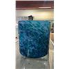 Image 3 : COLLECTION BY LONDON DRUGS LARGE MARBLE GLASS PLANTER: APPROX. 11"T X 12"DIA.