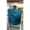 Image 3 : COLLECTION BY LONDON DRUGS LARGE MARBLE GLASS PLANTER: APPROX. 11"T X 12"DIA.
