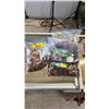 Image 1 : (4) BAGS OF ASSORTED PENNIES, WORLD COINS & TOKENS