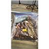 Image 5 : (4) BAGS OF ASSORTED PENNIES, WORLD COINS & TOKENS